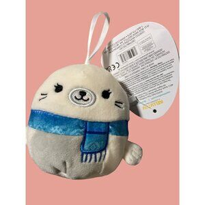 SQUISHMALLOWS LUCILLE THE SEAL WITH SCARF ORNAMENT